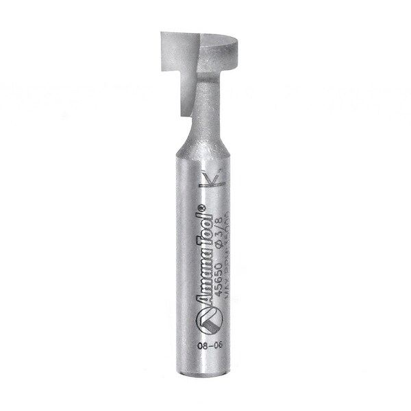 Amana 45650 Carbide Tipped Keyhole 3/8 D x 3/8 CH x 1/4in Shank Router Bit 45650-AMANA - main